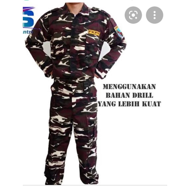 seragam pdl loreng fkppi / setelan loreng fkppi