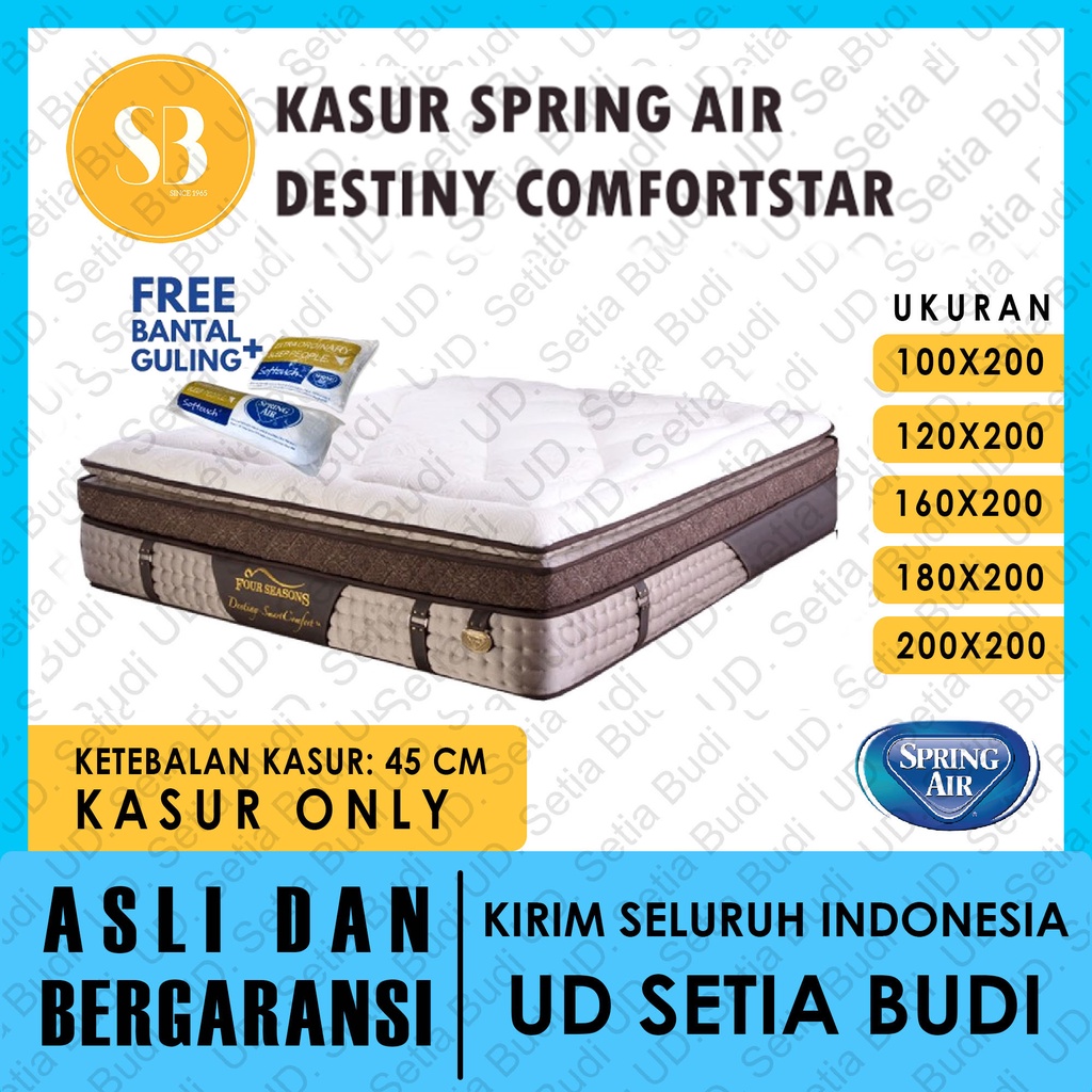 Kasur Spring Air Four Seasons Destiny SmartComfort 100 120 160 180 200