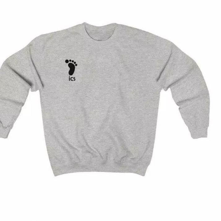 Sweater ICS Haikyuu Logo Bordir Kanan | Haikyuu Merchandise | Haikyuu Sweater | Anime Merchandise