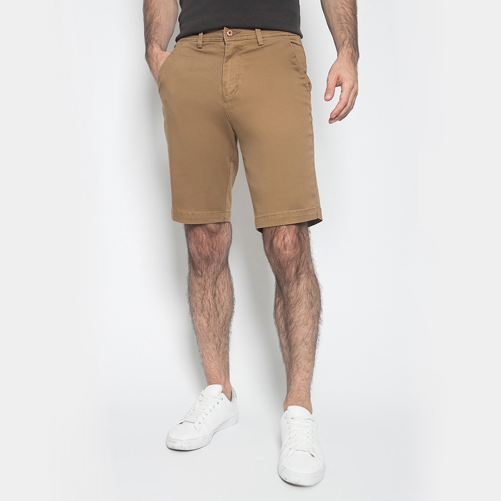 Johnwin - Celana Chinos - Celana Pendek - Coklat - ACS.118.302.A411.C