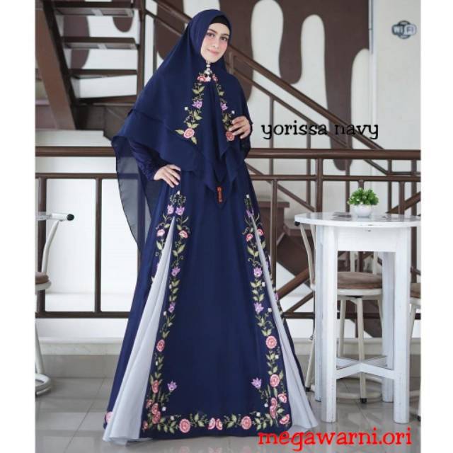 GAMIS SYARI DELISYA BORDIR by MEGAWARNI