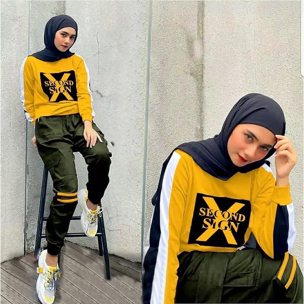 4 UKURAN M L XL XXL SET WANITA SECONDER SIGN DMR