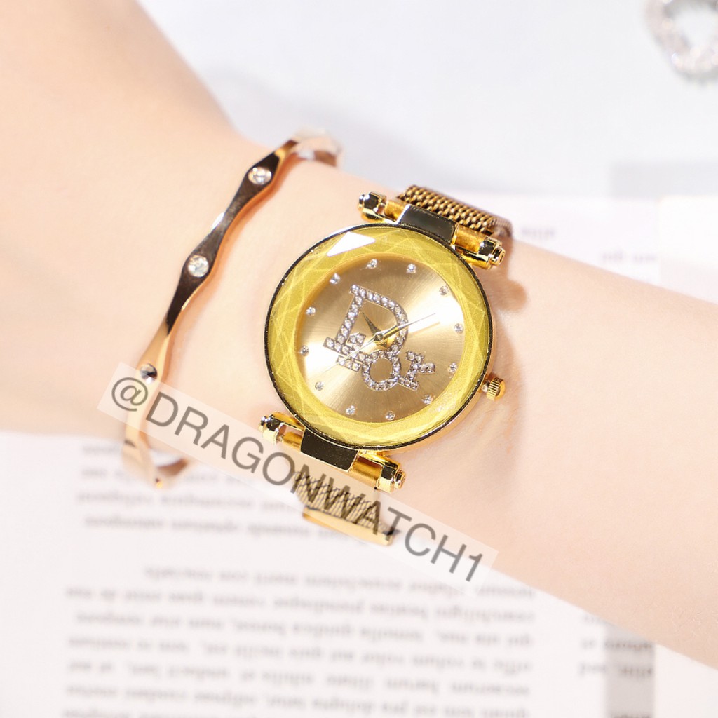 COD✅ Jam tangan wanita rantai magnet News model gaya fashion watch import harga grosir  S1001-1