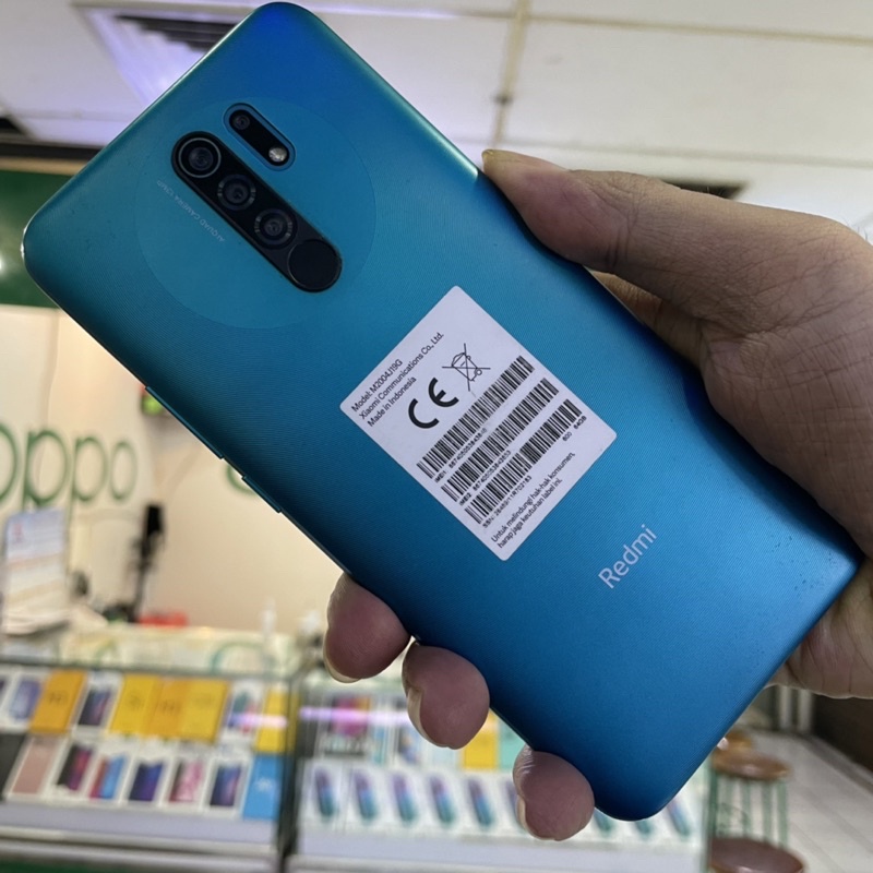 redmi 9 ram 4/64gb second fullset original bekas pakai