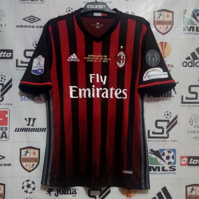 Jersey Grade Ori Thailand Ac Milan Home Final Supercoppa