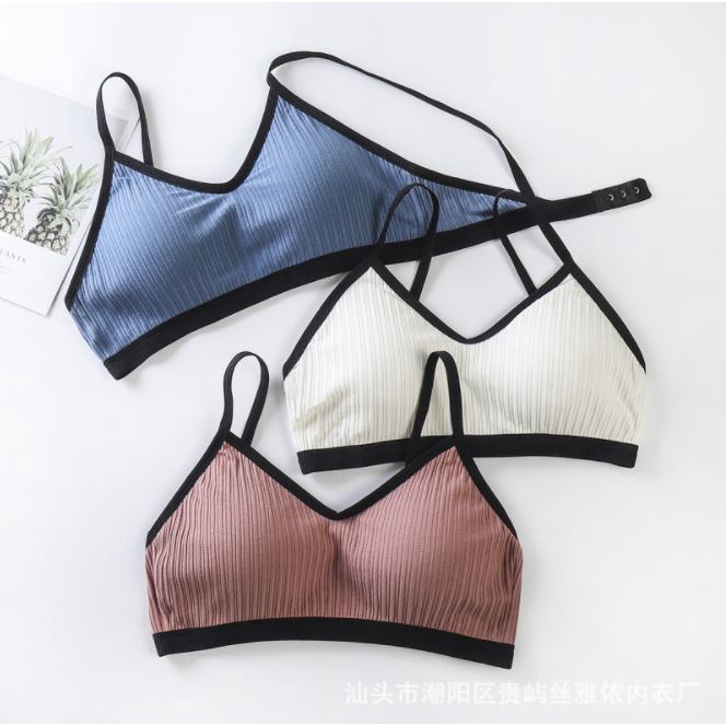 BV.ID BR490 BRA WANITA TANPA KAWAT SPORT BRA OLAHRAGA BH PUSH UP PAKAIAN DALAM WANITA IMPORT