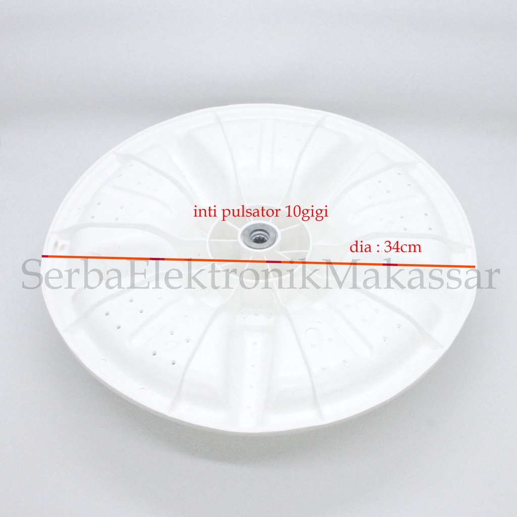 Pulsator Mesin Cuci Sharp 34cm 10gigi