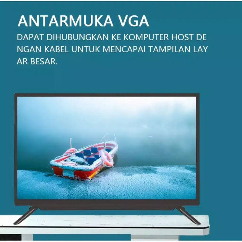 SUPER PROMO - LED TV 24 INCH SUPPORT HDMI-USB-VGA-AV By SAKURA/WEYON TV GROUP