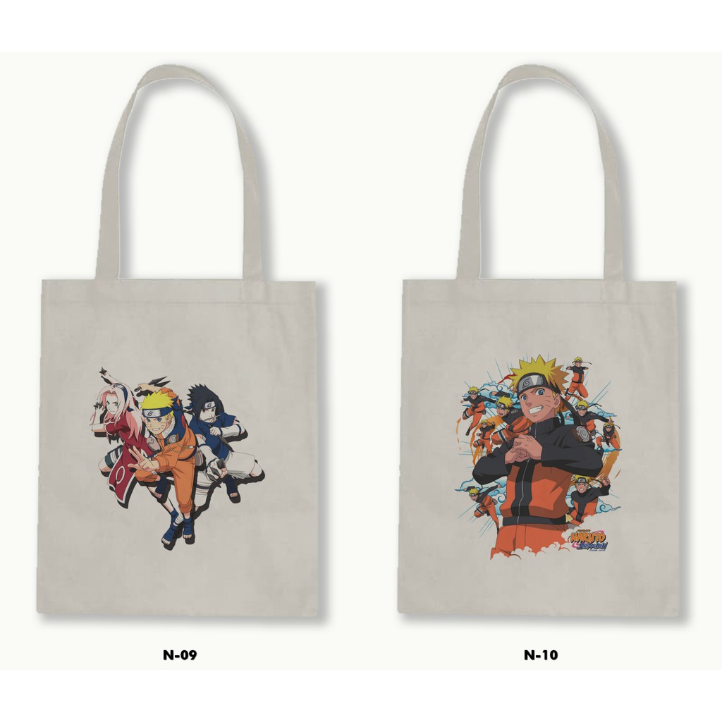 TOTE BAG BLACU  - NARUTO