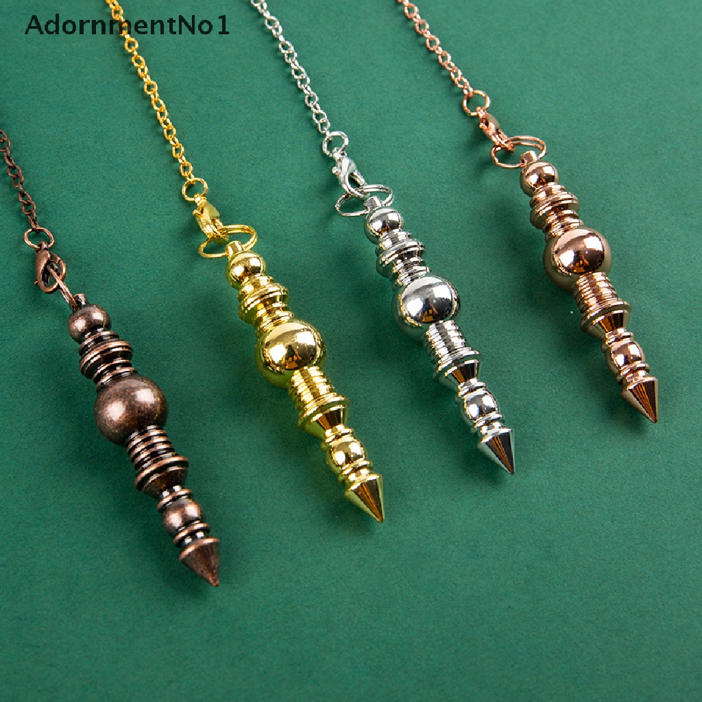 (AdornmentNo1) Liontin Pendulum Spiritual Bahan Metal Untuk Dowsing Divination Wicca