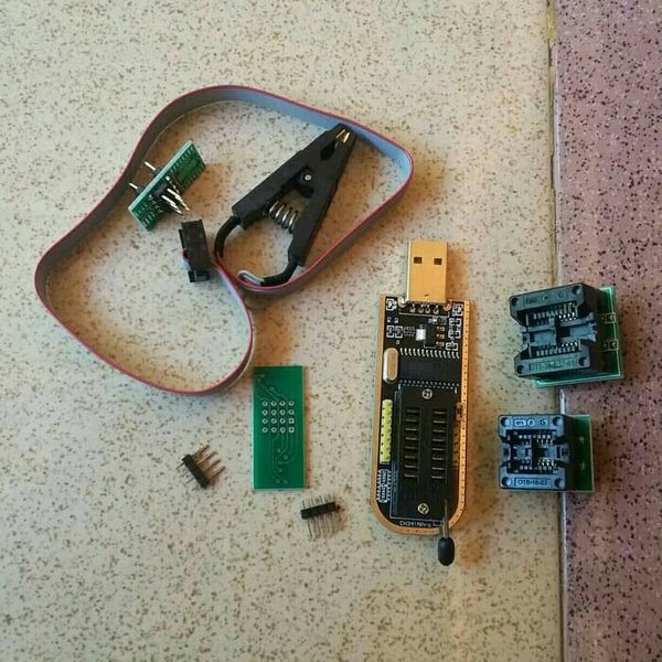 Usb Programer Alat Copy Ic EPROM & alat jepit ic Flash +CD Cara, to TV, DVD,LCD,LED, Dan Receiver