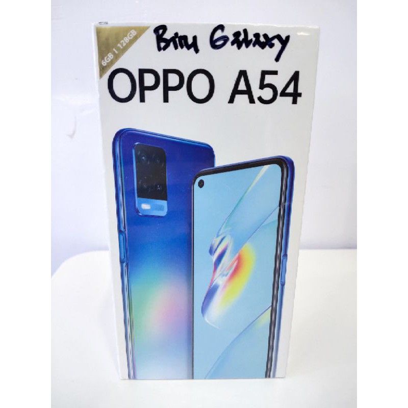 OPPO A54 RAM 6/128 ORIGINAL DAN GARANSI RESMI OPPO INDONESIA-4/64