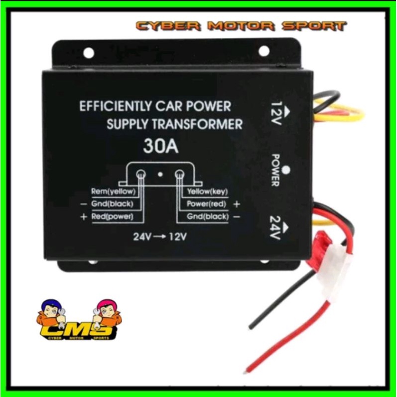 Jual Inverter DC 24 Volt Ke DC 12 Volt. Konverter Stepdown 24v To 12v ...