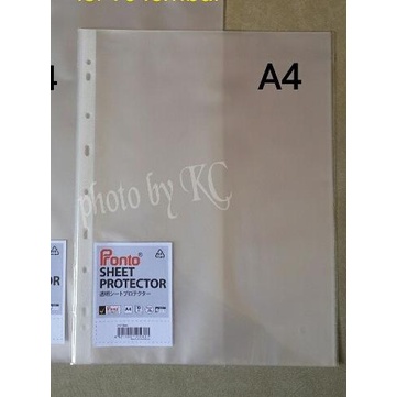 

✴ ATK0061 (F4-10lembar) Sheet Protector Pronto Plastik Pelindung File ☟