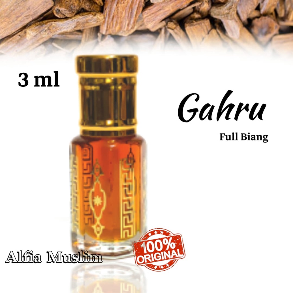 Parfum Saudi Gahru Full Biang 6ml dan 3 ml Aroma Saudi Exclusive