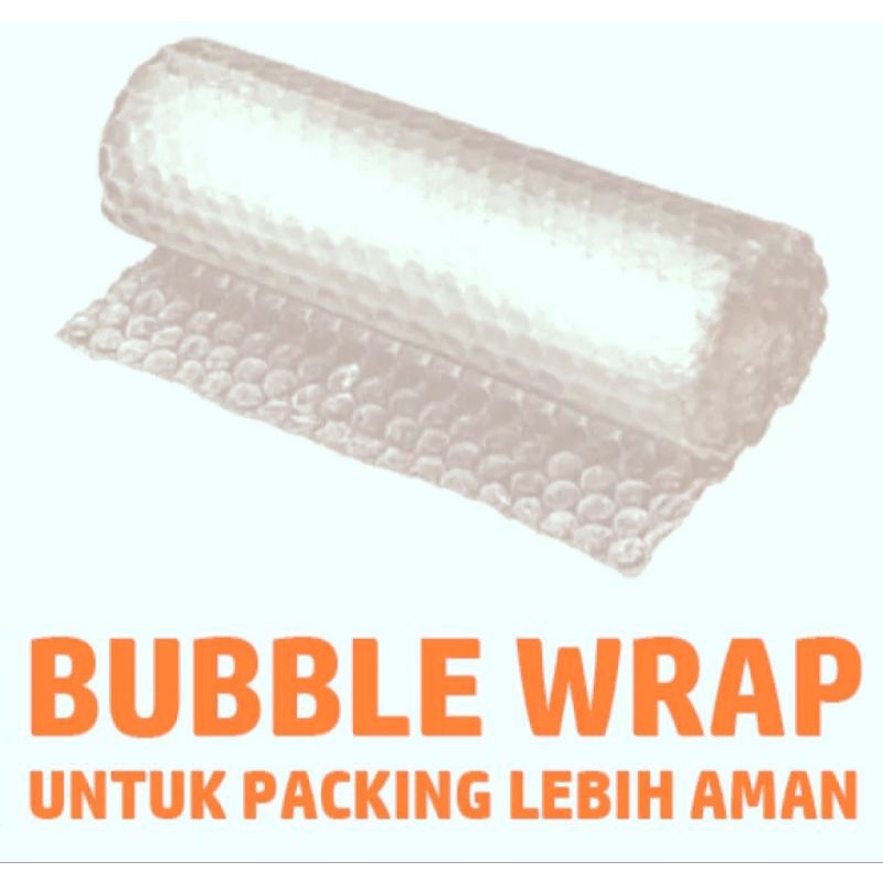 

Bubble wrap tambahan packing