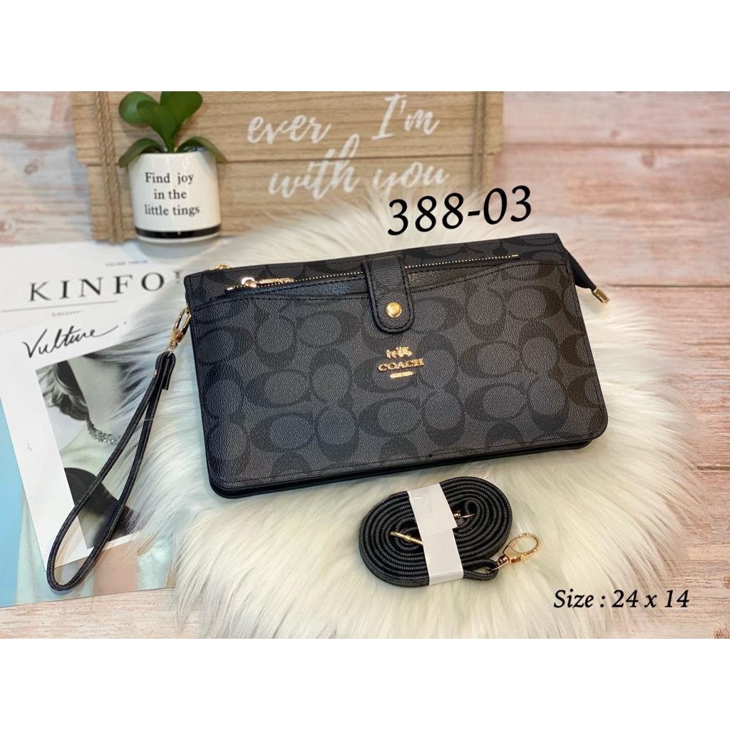 CLUTCH HANDBAG 3 RUANG IMPORT PREMIUM 388 EMBOSS DAN WP