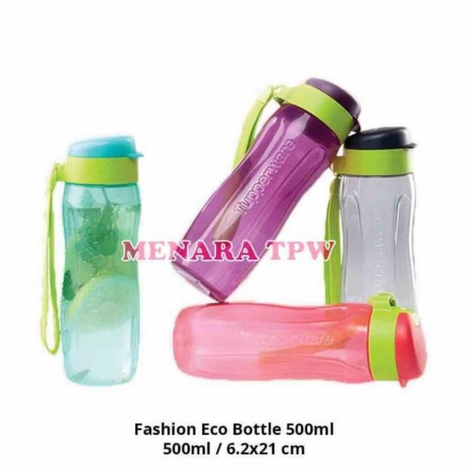 Fashion Eco Bottle 500 ML / Botol Air Minum (Asli Tupperware)