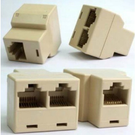 BAREL RJ45 DOUBLE / CABANG (BARREL UTP DOUBLE)