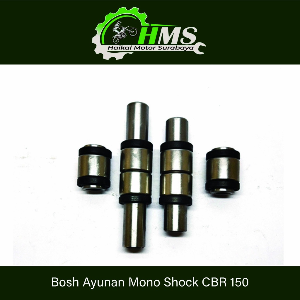 Bosh Ayunan Mono Shock CBR 150 (Harga Per Set Sesuai Foto Produk) - Bos Unitrack / Anting Segitiga