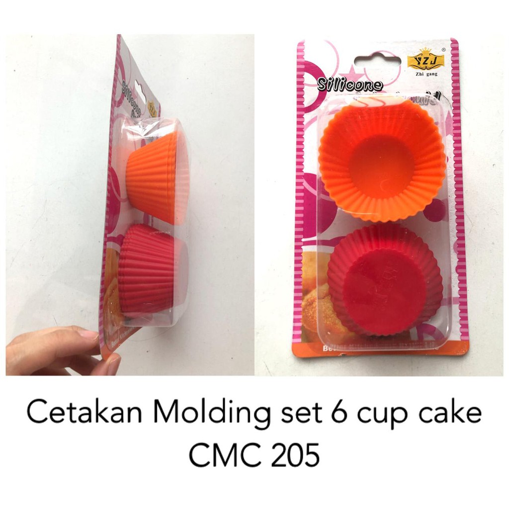 Cetakan Molding Set 6 Kotak/Hati/Cetakan Molding Coklat / Cetakan Molding Kue /Silicone Cake Mould