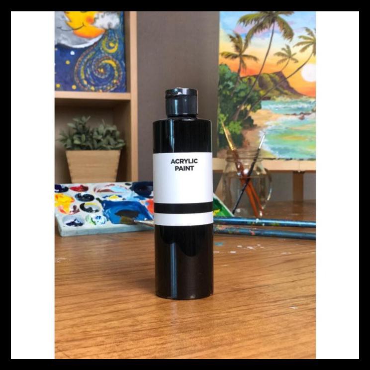 Special Price Cat Akrilik - Putih - 250 Ml - Hitam