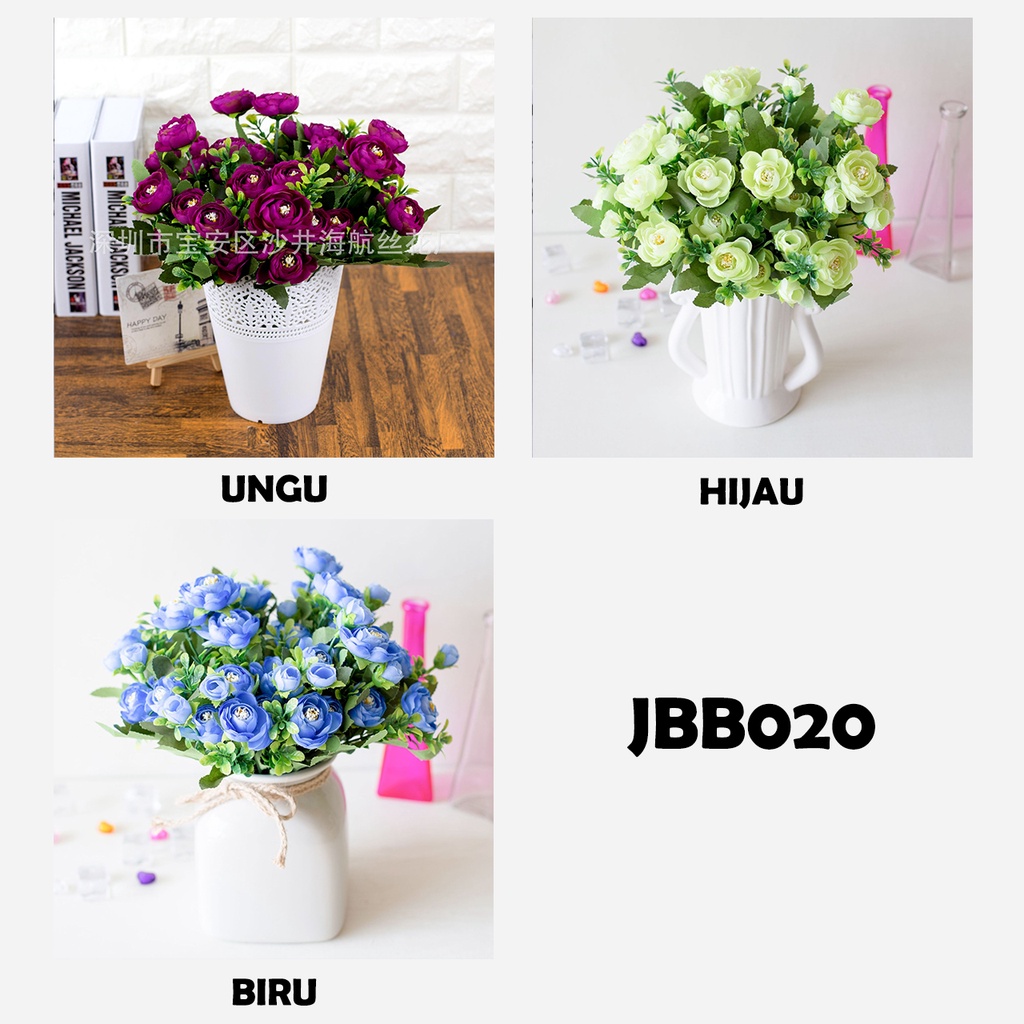 Bouquet bunga JBB020 Artifisial Dekorasi Rumah Happyonshop