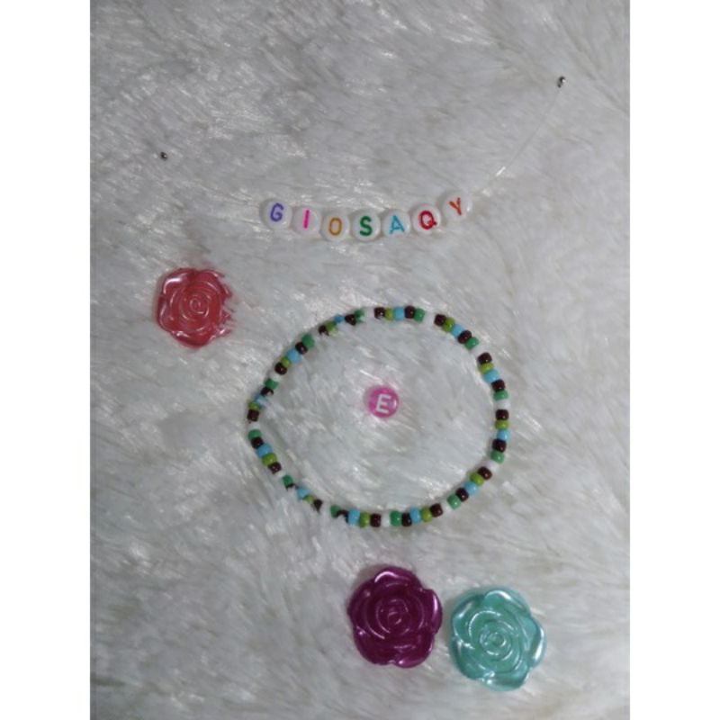 bracelet kpop idol /gelang korea/gelang manik polos/simple kode GS02