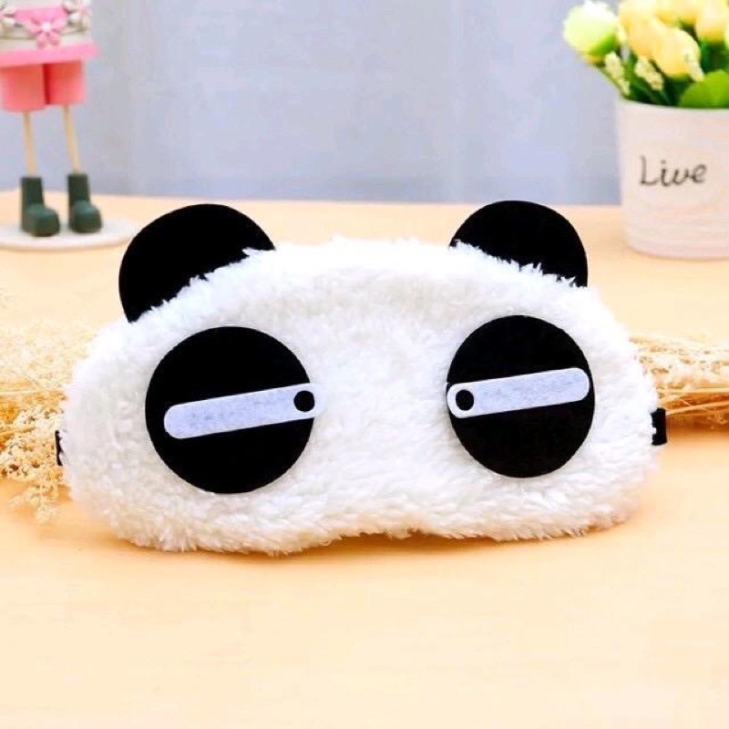 DC - PENUTUP MATA KARAKTER PANDA / PENUTUP MATA SLEEPING EYE COVER KARAKTER LUCU