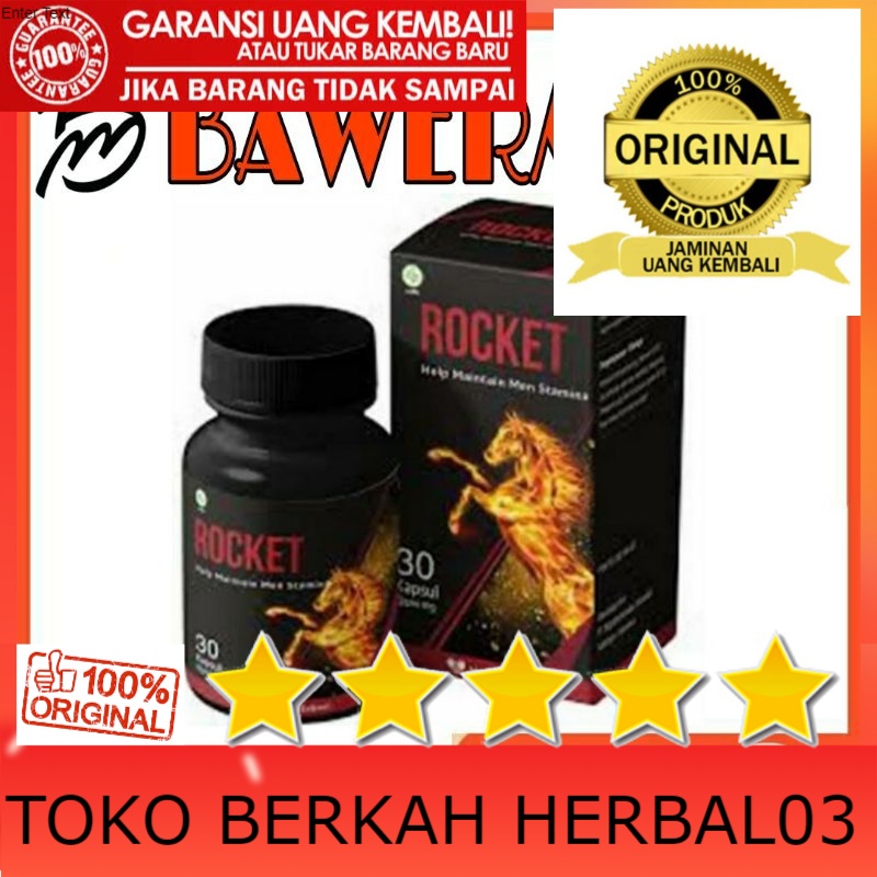 100% ASLI [ROCKET] ROCKET ASLI ORIGINAL OBAT KUAT PRIA AMPUH HERBAL ALAMI OBAT TAHAN LAMA