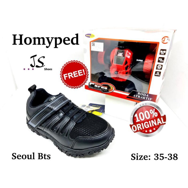 HOMYPED SEOUL BTS - SEPATU SEKOLAH ANAK HOMYPED ORIGINAL FREE MAINAN