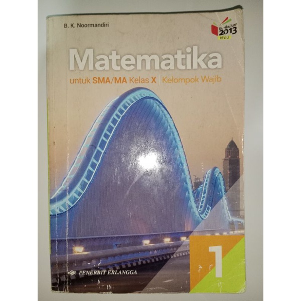 

Buku Matematika Wajib Kelas 10 Erlangga Kurikulum 2013 Revisi
