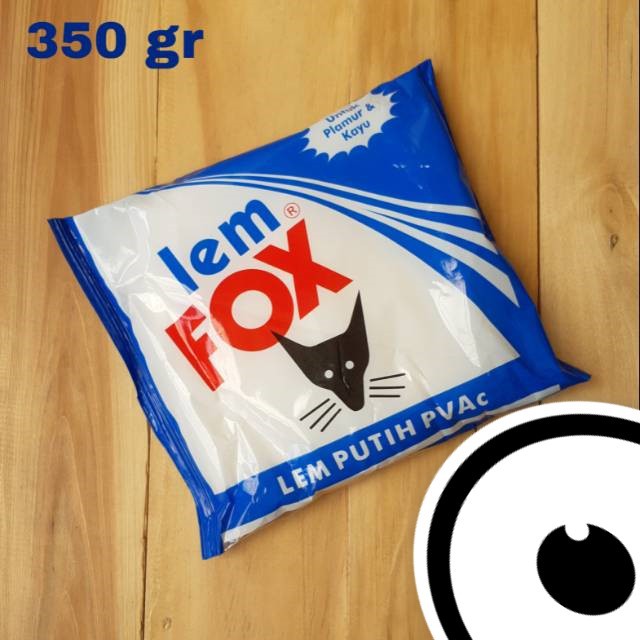 Fox Lem Putih 350 gram Kemasan Biru
