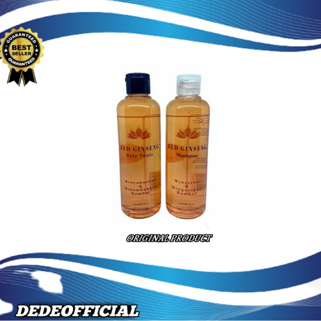 RED GINSENG PAKET 2in1 PERAWATAN RAMBUT SHAMPOO & HAIR TONIC