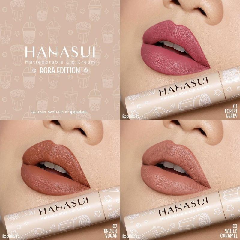 LIP CREAM MATTE HANASUI BOBA EDITION