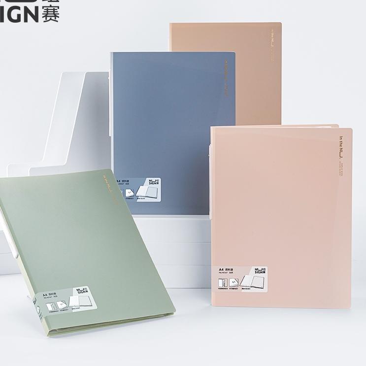 

Baru Datang Nusign Display Book / File Map Clear Holder / Document Keeper A4 30 40 60 Slot NS16X