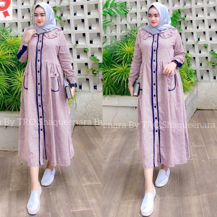 Harga TERMURAAH.. gamis trq/gamis shaqueenara/dress trq/tunik new oz/midi dress new oz/mini dress ne