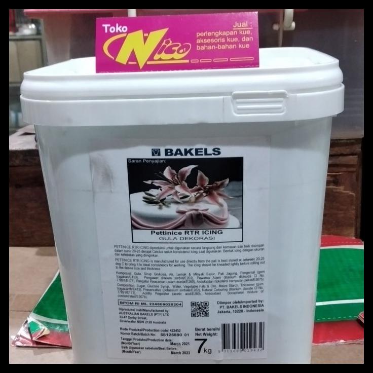 

TERBARUU!! bakels fondant 7kg pail khusus Grab & Gojek SALE