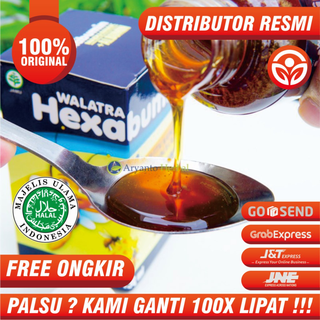 Obat Herbal Vitamin Suplemen Penambah Nafsu Makan Anak Usia 1 Tahun, 2 Tahun Madu Hexabumin