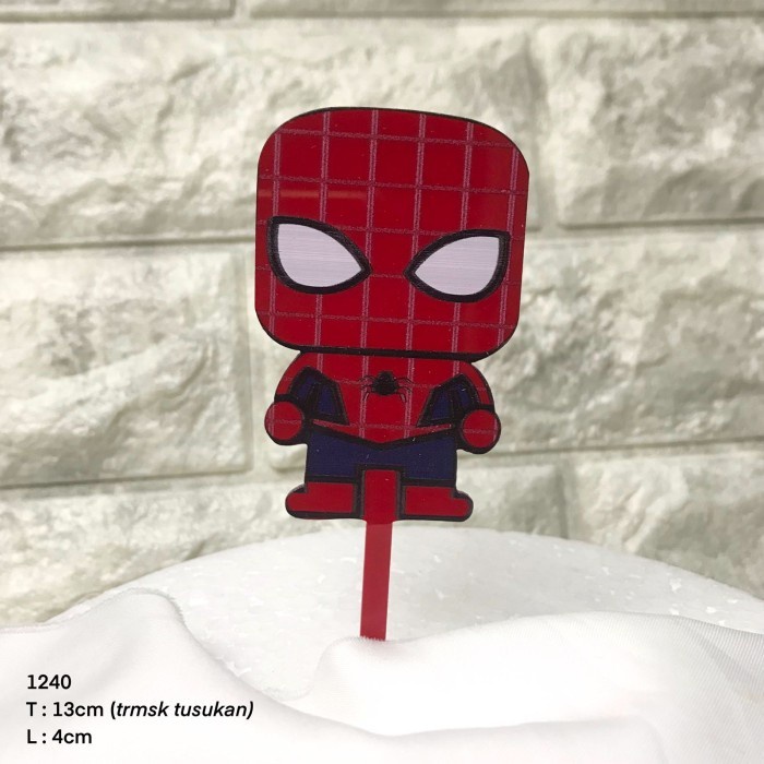 TOPPER SUPER HERO CAKE DECOKORASI /TOPPER TUSUK AVENGERS