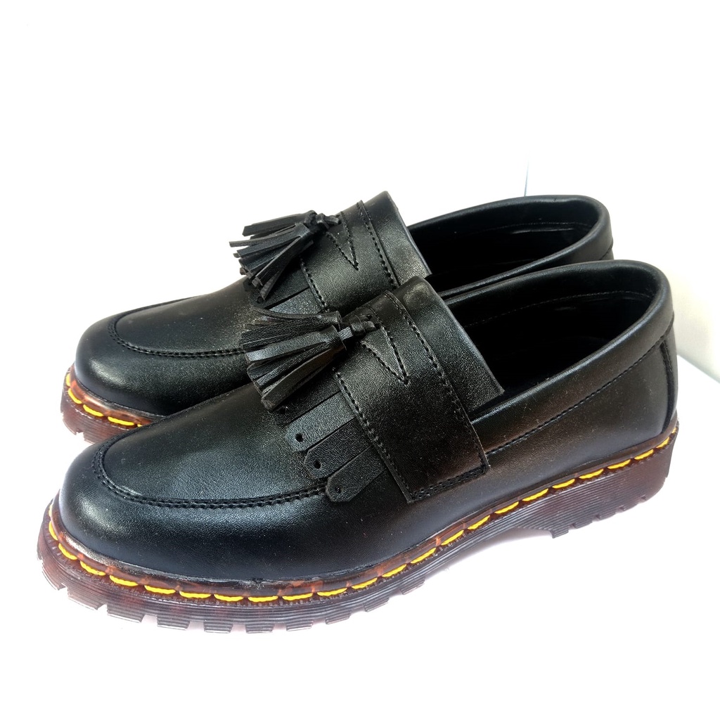 Alvarisstuff rey zr - sepatu penny loafer pria hitam original LOAFERSBOI BLACK