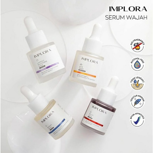 Implora Face Essence Serum 20 ml Rumah Cantik 354 Serum Perawatan Wajah Yang Melembabkan Kulit Wajah Agar Tidak Kusam dan Menghilangkan Noda Di Wajah