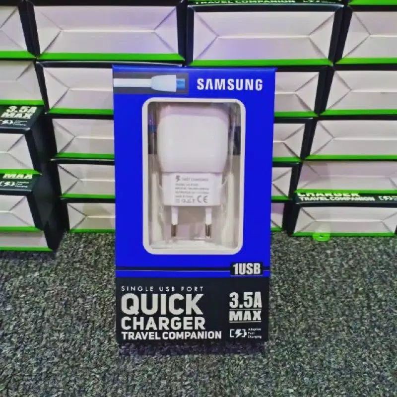 CHARGER BRANDED QUICK SINGLE USB PORT 3.5A MAX PACKING IMPORT