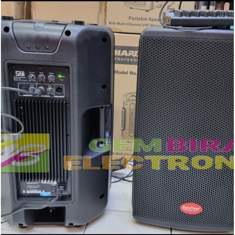 Jual Paket Speaker Aktive Baretone Max15rc Original 15 Inch Shopee