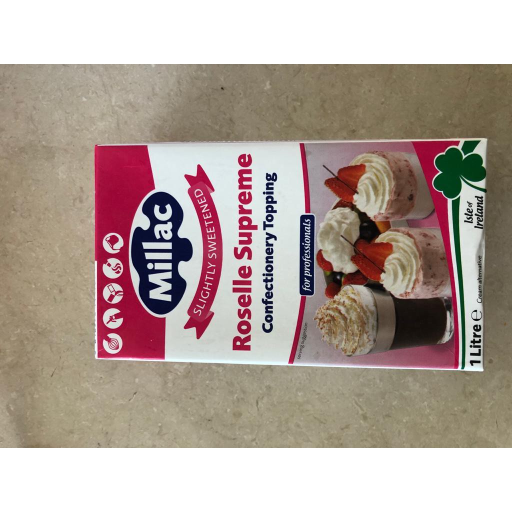 

Millac Roselle Whipped Cream Whipping Cream 1000ml / 1 Liter Cair