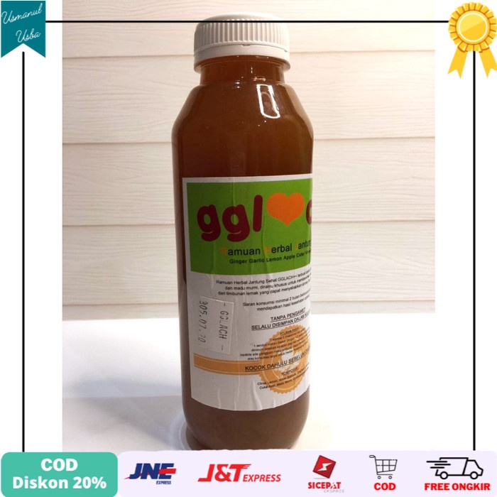 

◾COD◾ KEMASAN BARU - RAMUAN HERBAL JANTUNG SEHAT GGLACH++ REGULAR 500ml