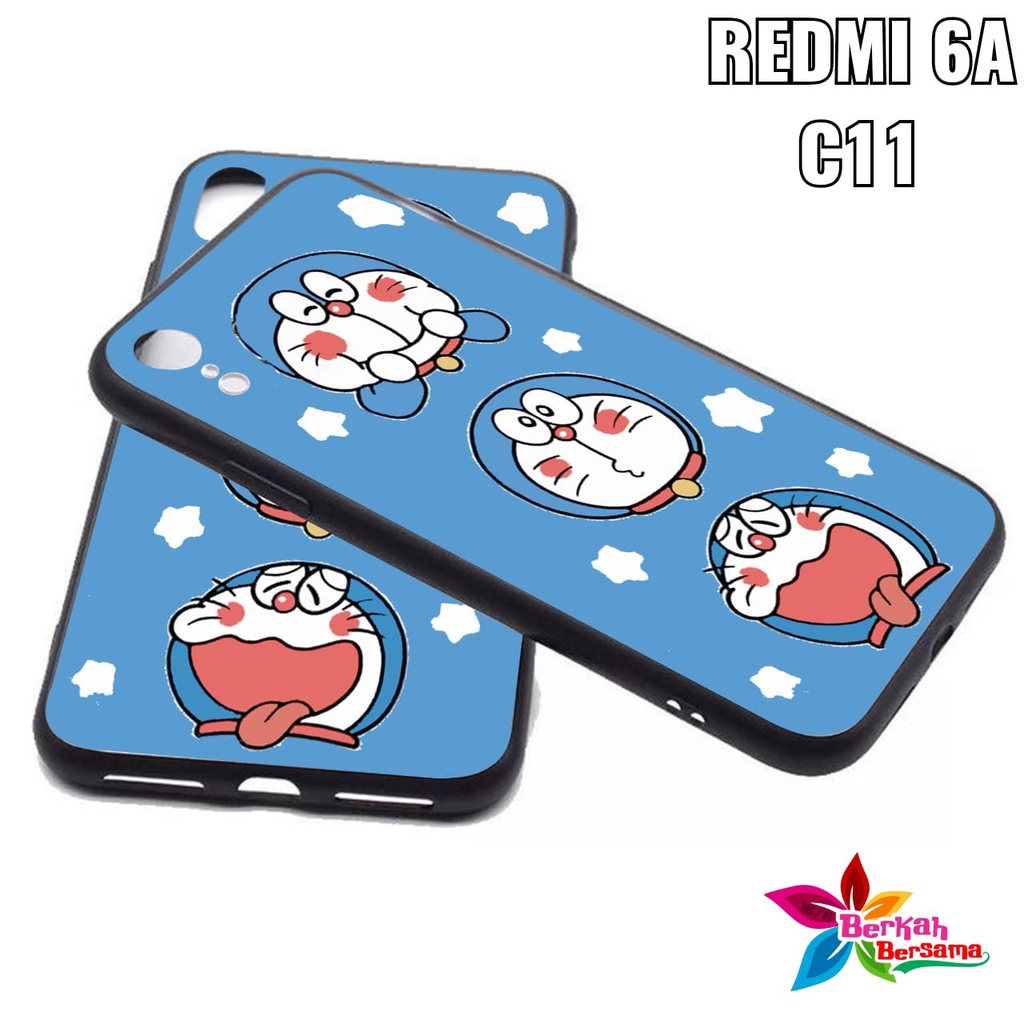 SS007 case DORAEMON xiaomi redmi 4a 3 5a 6a 8a 8 9a 9c 9 note 4 4x 5a prime 5 6 7 8 9 pro 10x POCO M2 BB4486