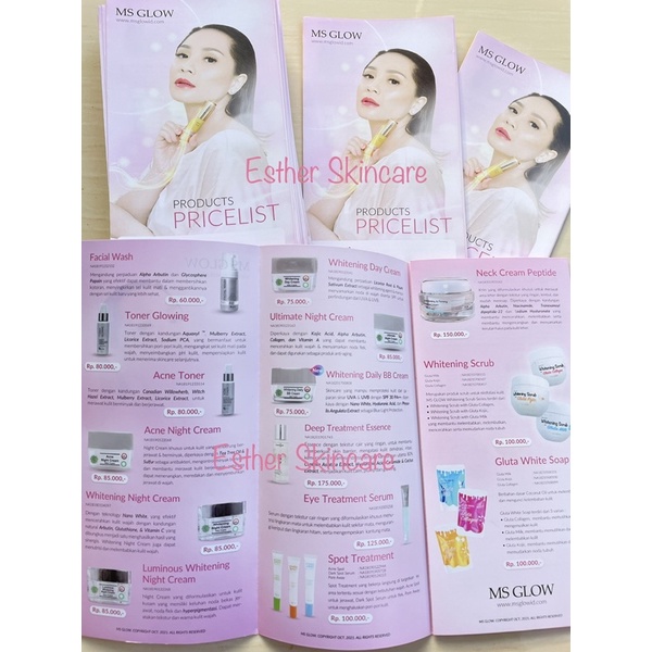 Katalog Ms Glow/Brosur Ms Glow