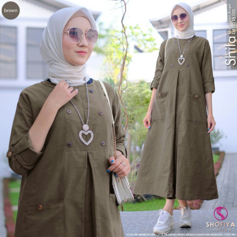 SHILA,RECCA,LUCIA Midi Dress Ori By Shofiya