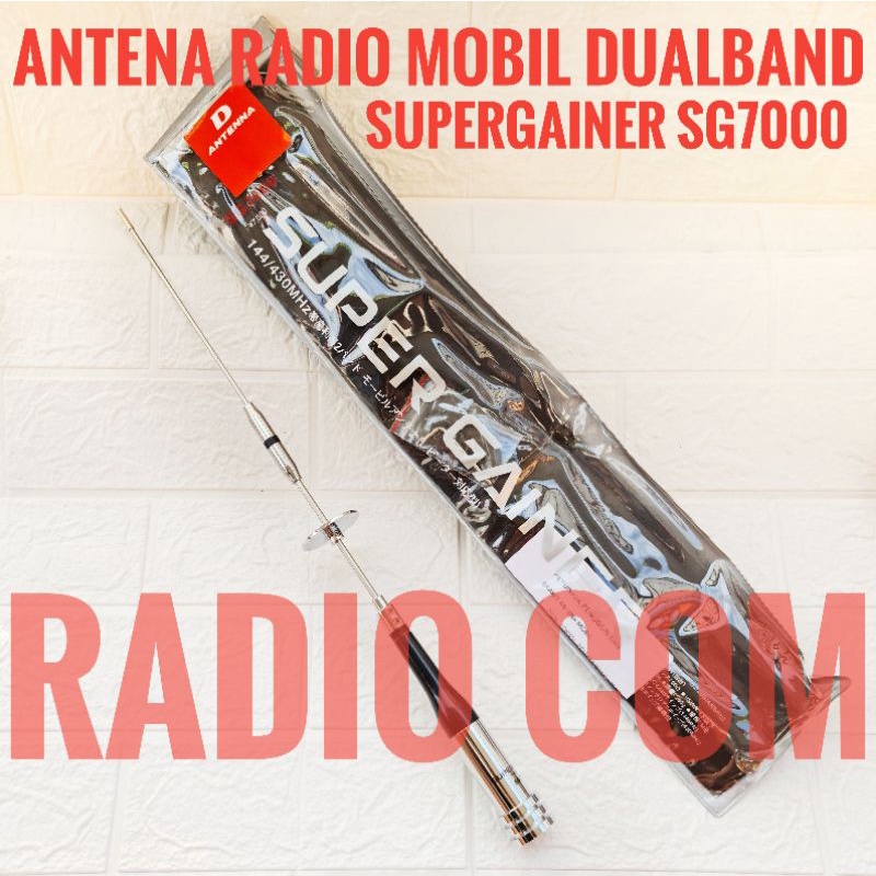 ANTENA RADIO MOBIL DUALBAND SUPER GAINER SG 7000 ANTENA RADIO RIG DUALBAND SUPERGAINER SG7000